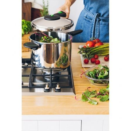 Monix Olla a Presión M911003 Inox 7 Litros Cocina Rápida y Saludable Inducción