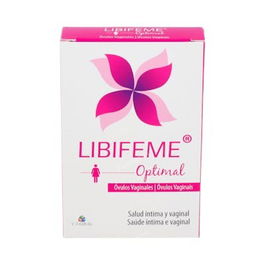 YFARMA Libifeme Optimal 5 Ovulos Vaginales para Candidiasis, Vulvovaginitis, Hidratación y Lubricación