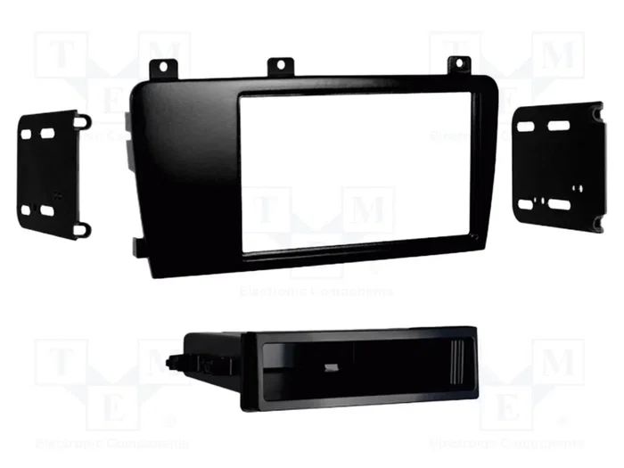 ACV Bastidor de montaje de radio 2 DIN para Volvo, Negro ACV Bastidor de montaje de radio 2 DIN para Volvo, Negro