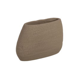 Jarrón Gris Oscuro Cerámica Decoración 30 X 16 cm