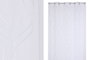 DKD Home Decor Cortina de Poliéster Bordada con Anillas Blanca 140x260 cm