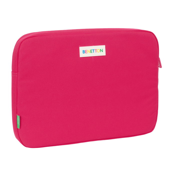 Funda para Portátil Benetton Cherry Cereza Azul marino 15,6'' 39,5 x 27,5 x 3,5 cm