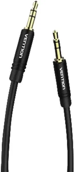 Vention Cable Estéreo Jack 3.5 mm Macho a Macho, 1m, Negro