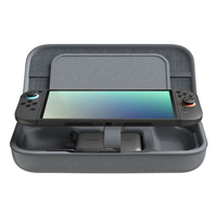 Belkin ENA001hqCH-V2 Estuche de viaje con batería externa para Nintendo Switch y Switch 2, Carbón vegetal