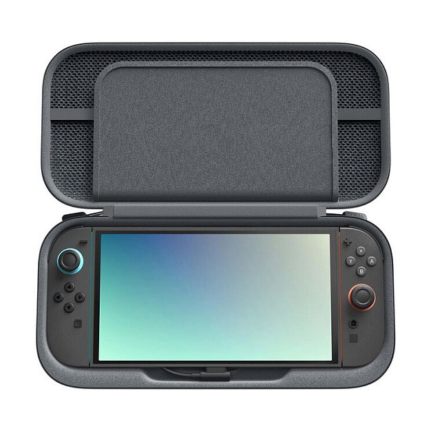 Belkin ENA001hqCH-V2 Estuche de viaje con batería externa para Nintendo Switch y Switch 2, Carbón vegetal