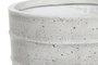DKD Home Decor Set de 3 Maceteros de Magnesia Gris