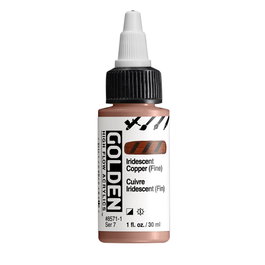 Golden High Flow Colores Acrílicos Iridiscente Cobre (Fino) 30 ml