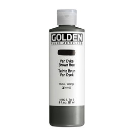Golden Marrón De Vandyke Colores Acrílicos Fluidos 237 ml