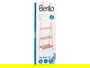 Berilo Estantería Escalera 3 Estantes Bambú Rosa Natural 40.3x81.5x30 cm