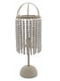 DKD Home Decor Lámpara de Sobremesa Metal y Madera Blanco