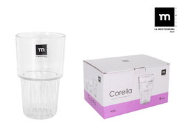 La Mediterranea Set de 6 Vasos Corella 475ml