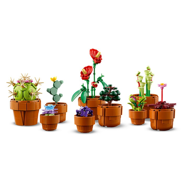 LEGO Icons 10329 Plantas Diminutas Set de Construcción Ornamental para Adultos