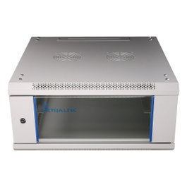 Extralink EX.8543-4U Armario Rack 4U 600x600 Gris con Puerta de Cristal