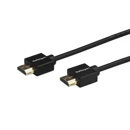 StarTech.com Cable HDMI 2.0 Delgado Alta Velocidad con Ethernet, 2m, 4K 60Hz, HDR10, Negro