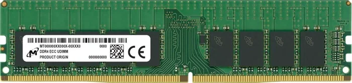 Crucial Micron 16 GB DDR4 3200 MHz ECC UDIMM 1Rx8 CL22 MTA9ASF2G72AZ-3G2R Crucial Micron 16 GB DDR4 3200 MHz ECC UDIMM 1Rx8 CL22 MTA9ASF2G72AZ-3G2R