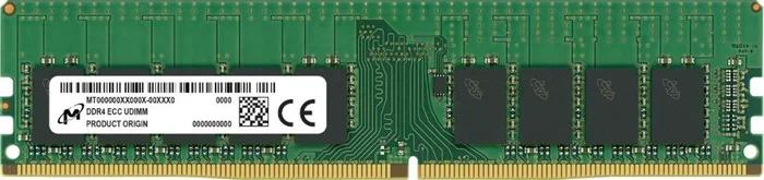Crucial Micron MTA9ASF2G72AZ-3G2R 16 GB DDR4 3200 MHz ECC UDIMM Crucial Micron MTA9ASF2G72AZ-3G2R 16 GB DDR4 3200 MHz ECC UDIMM