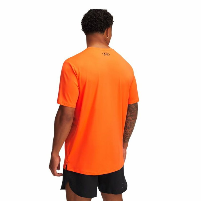 Camiseta de Manga Corta Hombre Under Armour Vanish Energy Naranja (XL)