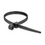 DeLOCK 18951 Brida de entrada paralela con ojal de fijación 300 x 4,8 mm negro, 10 piezas