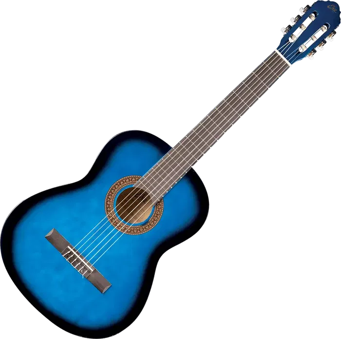Eko Guitarra Clásica 4/4 CS-10 Studio - Blue Burst - Guitarra de estudio para principiantes y aficionados, cuerpo de tilo y mástil de abedul.