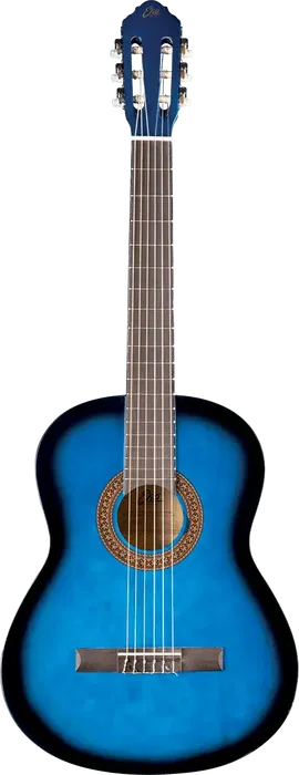 Eko Guitarra Clásica 4/4 CS-10 Studio - Blue Burst - Guitarra de estudio para principiantes y aficionados, cuerpo de tilo y mástil de abedul.