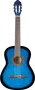 Eko Guitarra Clásica 4/4 CS-10 Studio - Blue Burst - Guitarra de estudio para principiantes y aficionados, cuerpo de tilo y mástil de abedul.
