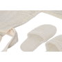 DKD Home Decor Set de 2 Albornoces para Hombre Crema 63x120 cm