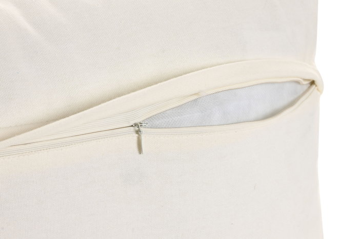DKD Home Decor Cojín de Algodón Bordado a Mano Crudo 50x30 cm DKD Home Decor Cojín de Algodón Bordado a Mano Crudo 50x30 cm