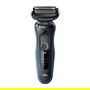 Braun Series 5 51-B1820s - Máquina de afeitar de láminas recargable, 3 cabezas, uso en seco y mojado, negro y azul