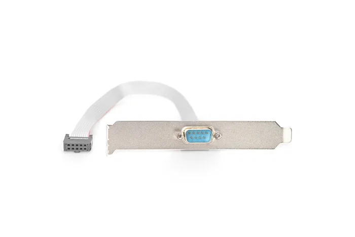 Digitus AK-610300-003-E Adaptador Interno Conector DB9 IDC a Placa Base RS-232 Serial, Cable 0.25m, Compatible con Series S1836 y S2054, Beige