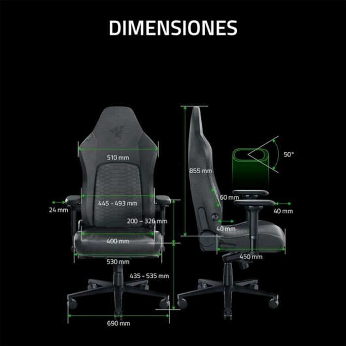 Razer Iskur V2 Butaca para jugar Gris Razer Iskur V2 Butaca para jugar Gris