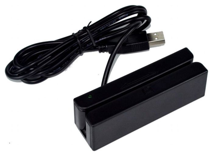 Premier BM-90 Lector de Tarjetas de Banda Magnética USB Negro