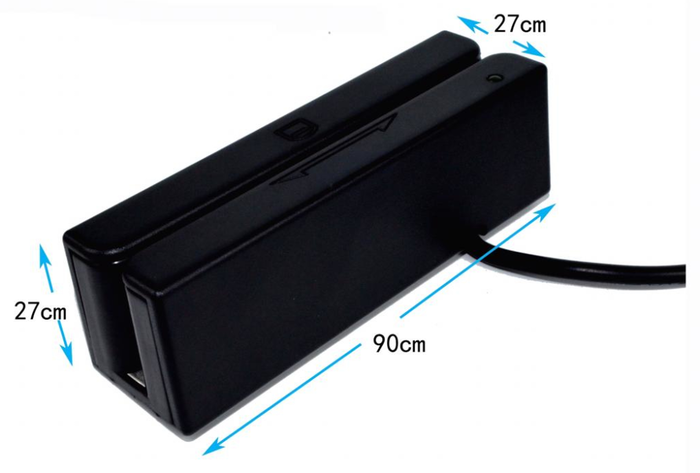 Premier BM-90 Lector de Tarjetas de Banda Magnética USB Negro
