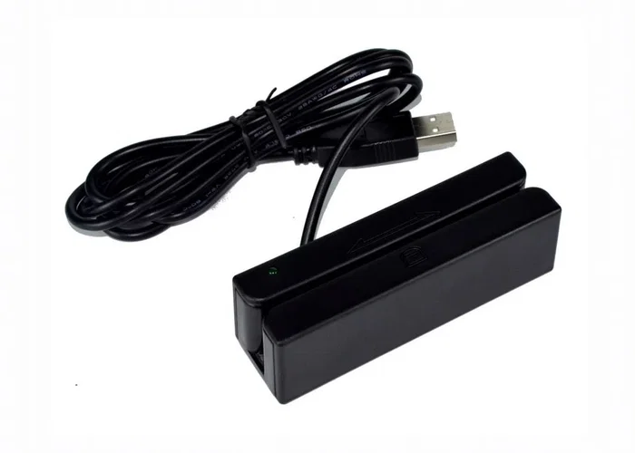 Premier BM-90 Lector de Tarjetas de Banda Magnética USB, Negro, Velocidad de Lectura hasta 120 mm/s