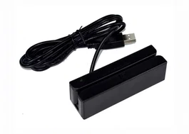 Premier BM-90 Lector de Tarjetas de Banda Magnética USB, Negro, Velocidad de Lectura hasta 120 mm/s
