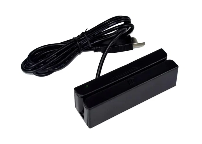 Premier BM-90 Lector de Tarjetas de Banda Magnética USB, Negro, Velocidad de Lectura hasta 120 mm/s