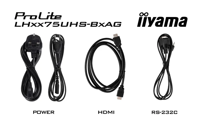 Iiyama LH5575UHS-B2AG 55 pulg. 4K UHD Pantalla de Señalización Digital IPS