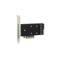 Broadcom 9400-16i Tarjeta HBA SAS/SATA Tri-Mode, 16 Puertos, Perfil Bajo, PCIe, Interna