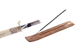 DKD Home Decor Incienso Varilla Mandala ss25 Indio Beige Multicolor Set de 56 piezas