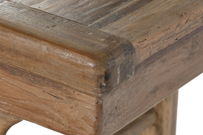 DKD Home Decor Consola de Teca Reciclada Natural