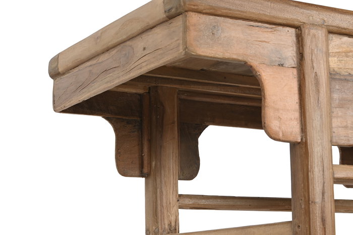 DKD Home Decor Consola de Teca Reciclada Natural