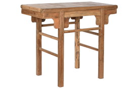 DKD Home Decor Consola de Teca Reciclada Natural