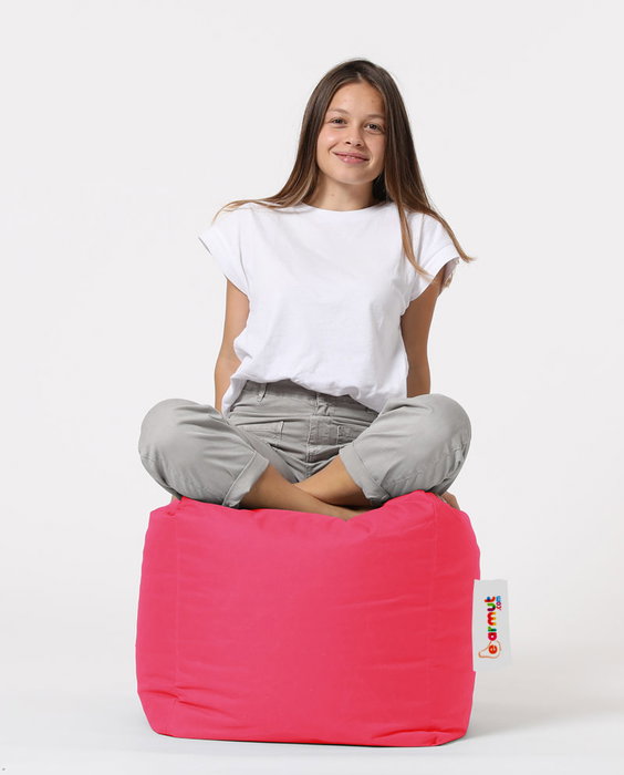 Atelier Del Sofa Puf de Jardín Rosa Confortable y Resistente 45x45x45 cm