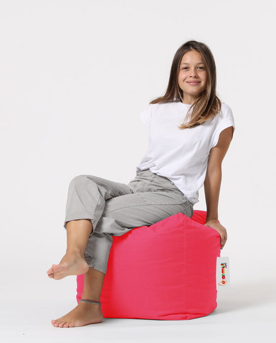 Atelier Del Sofa Puf de Jardín Rosa Confortable y Resistente 45x45x45 cm