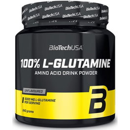 BIOTECHUSA 100% L-Glutamine Suplemento Deportivo, 240G