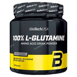BIOTECHUSA 100% L-Glutamine Suplemento Deportivo, 240G