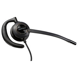 HP Poly EncorePro HW530 Auriculares Cableados para Llamadas y Música, Diadema Supraaural con Micrófono Boom, Tecnología SoundGuard DIGITAL, Negro