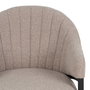 Silla Brazos Beige Tejido-Metal Salón 56 X 61 X 82 cm (Set de 2)