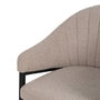 Silla Brazos Beige Tejido-Metal Salón 56 X 61 X 82 cm (Set de 2)