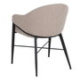 Silla Brazos Beige Tejido-Metal Salón 56 X 61 X 82 cm (Set de 2)