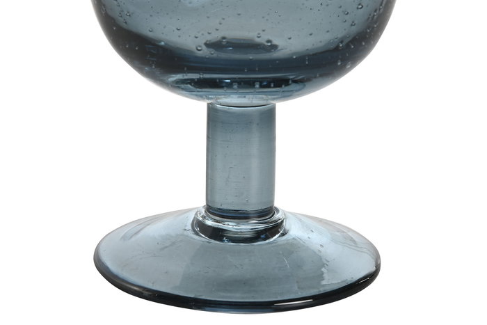 DKD Home Decor Copa Azul Cristal Set de 6 Piezas 8 x 8 x 14 cm